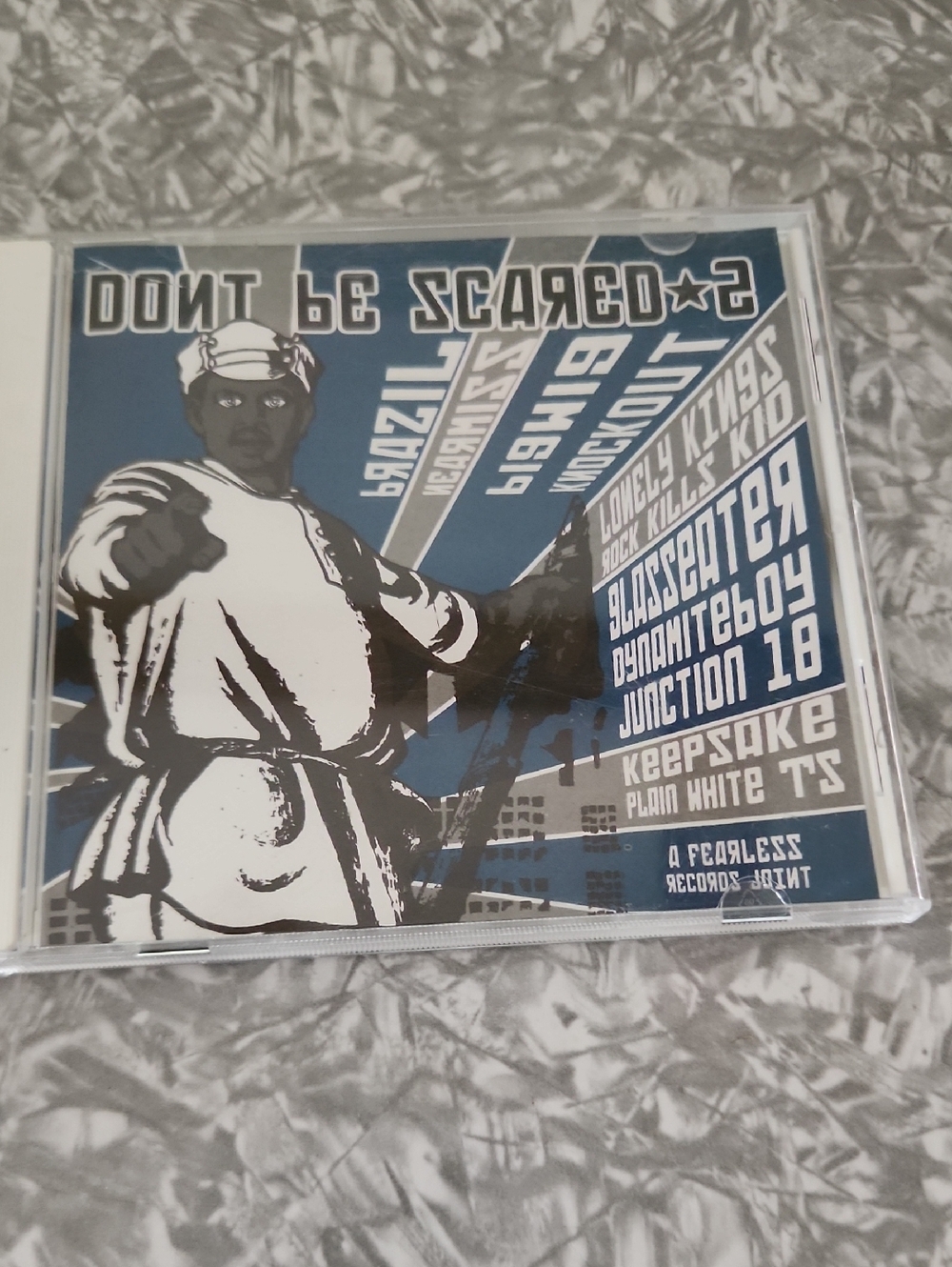 Don’t Be Scared 2 CD - Blue and White Album Cover